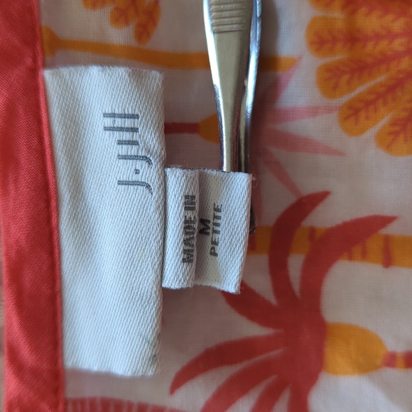 J Jill cotton long sleeve lightweight top size M petite - Picture 6 of 8